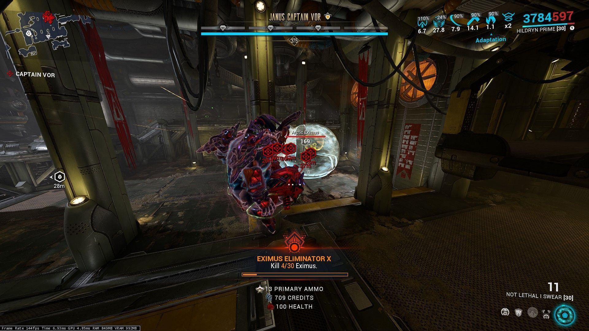 First arena for the boss fight (Image via Digital Extremes)